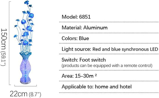 Nordic Modern Flower Floor Lamp Fashion Art Living Room Sofa Bedroom Wedding LED Originality Decorative Standing Light (Style 5)