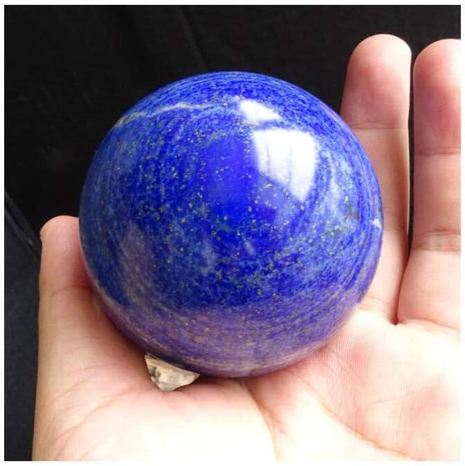 Lapis Lazuli Healing Crystal Quartz Sphere Ball Natural Stone for Reiki Balancing Meditation Energy Home and Office Decoration 50mm (5cm, Lapis Lazuli)