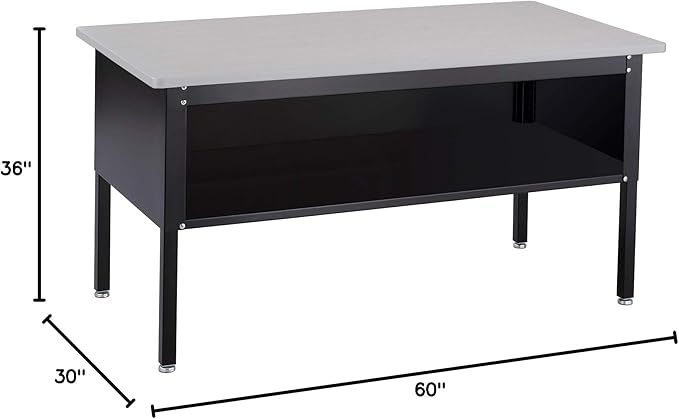 Safco E-Z Sort Mail Organizer Sorting Table, Office and Classroom Commercial Grade, Base Only, Black