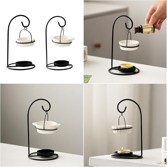 Essential Oil Burners Waxes Melt Burners Fragrances Waxes Warmer,Tealight Candle Holder Scented Diffuser Home