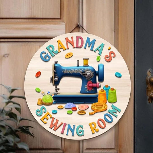 Custom 3D Laser Room Door Sign, Personalized Studio Wall Display, Creative Craft Space Decoration, Meaningful Gift For Mom, Mother’S Day Or Sewing Teacher Appreciation Doorsign_281125_SR6_3