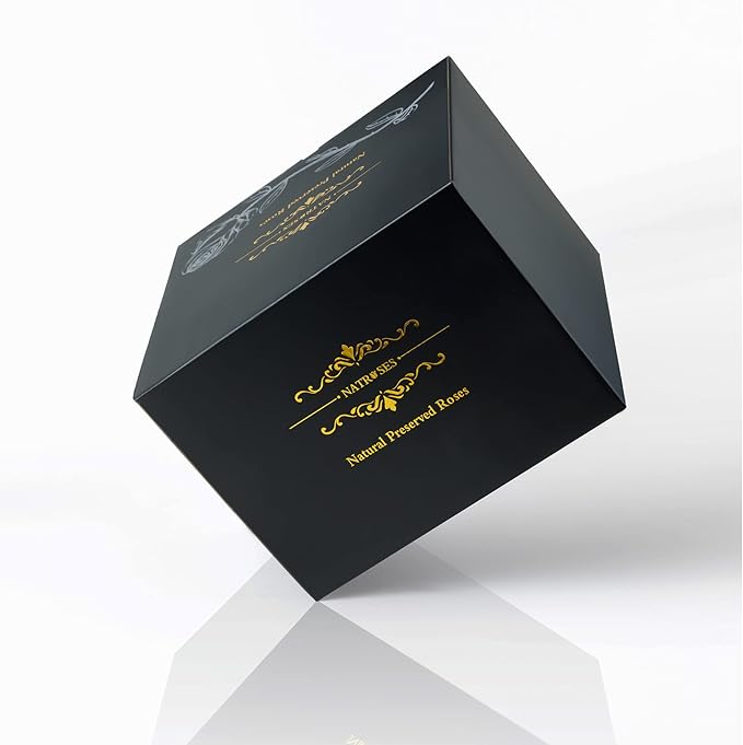 NATROSES 27 Piece Forever Preserved Roses in a Box, Preserved Flowers for Delivery Birthday, Flowers Gifts for Mothers Day, Dusty Pink
