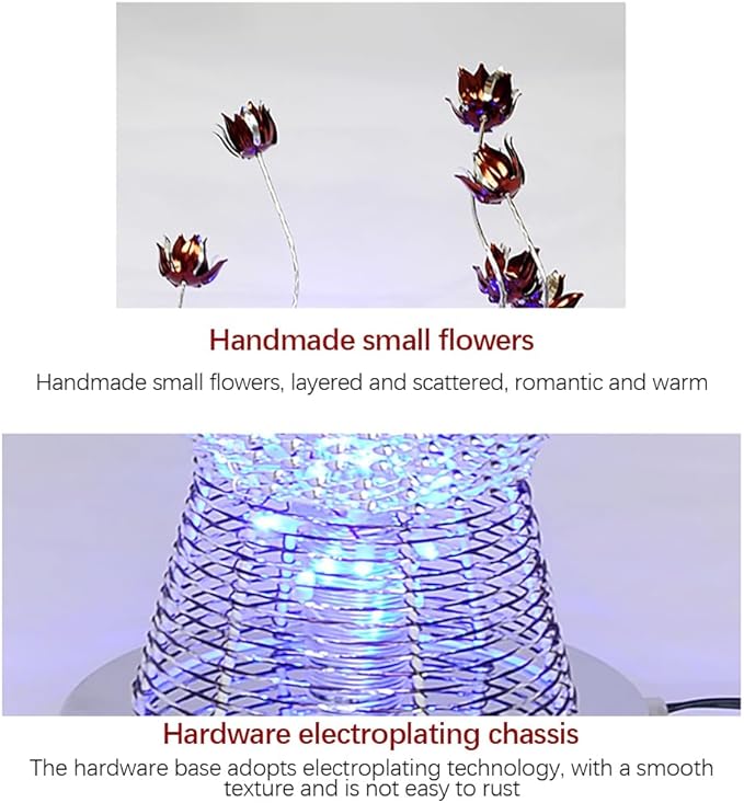 Nordic Modern Flower Floor Lamp Fashion Art Living Room Sofa Bedroom Wedding LED Originality Decorative Standing Light (Style 1)