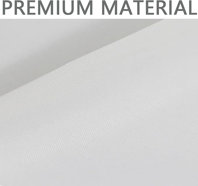Solid White Flag 3x5 Ft Blank White Flags Vivid Color Double Stitched Plain Flag with Brass Grommets