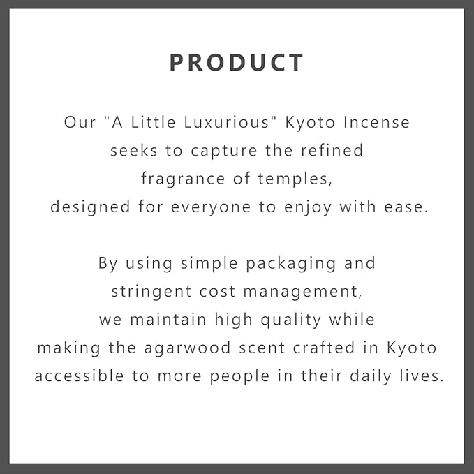 Kyoto White Tea Incense Sticks - Japanese Temple Aroma, Ideal for Relaxation & Meditation, Approx. 60 Sticks (0.044 Pounds) - Premium Quality Incense for Spiritual & Home Use Nagomikobo