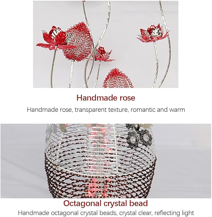 Nordic Modern Flower Floor Lamp Fashion Art Living Room Sofa Bedroom Wedding LED Originality Decorative Standing Light (Style 15)