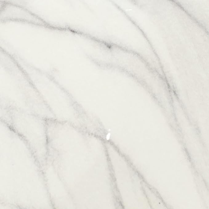 Deco 79 Ceramic Decorative Vase Faux Marble Centerpiece Vase, Flower Vase for Home Decoration 10" x 10" x 12", White