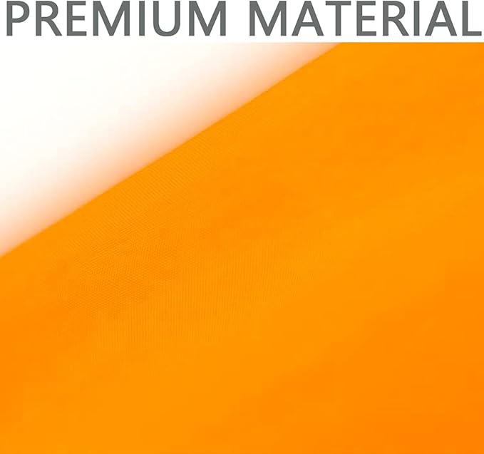 Solid Orange Flag 3x5 Ft Blank Orange Flags Vivid Color Double Stitched Plain Flag with Brass Grommets