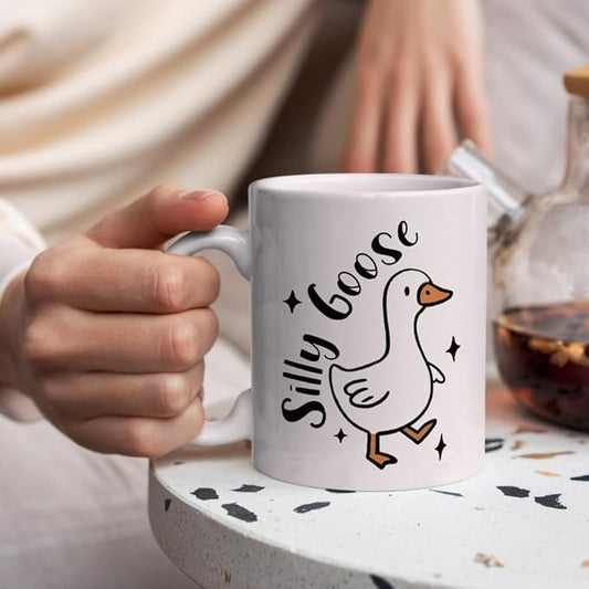 Goose Mug - Funny Gifts for Women Friends - Funny Christmas Gift for Bestie Best Friend - Silly Goose Gifts 11 OZ