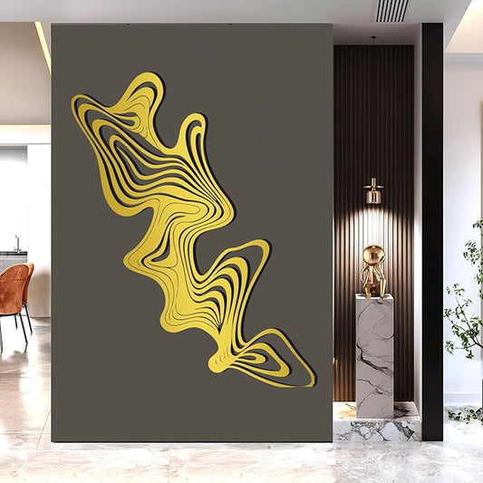 Abstract Line Metal Wall Art,Abstract Metal Wall Art,Abstract Metal Line Art Wall Decor,Metal Line Art,Abstract Wall Art,Modern Wall Art,Living Room Decor (Black, 37x47inch / 93x120cm, metal wall art)