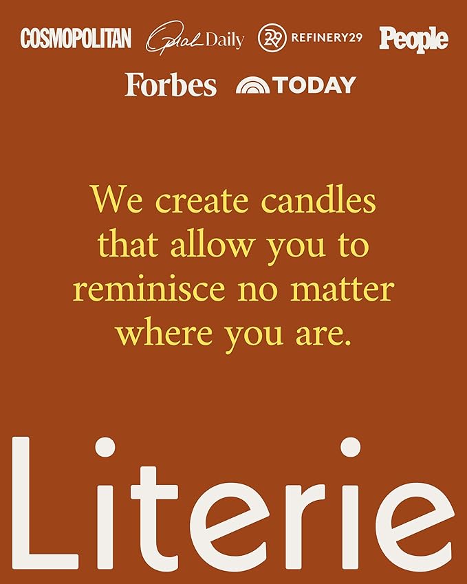 Literie NYC Inspired Scented Candle: Beers at The Ballpark - Citrus & Hops Scent, 9oz, 50 Hour Burn, Vegan Soy & Coconut Blend Candle for Home Decor, Gift for Women & Men