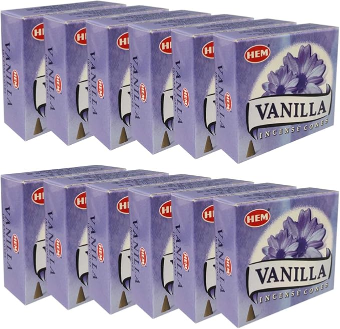 Vanilla Incense Cones And Cone Incense Burner Bundle Insence Insense Hem Incense