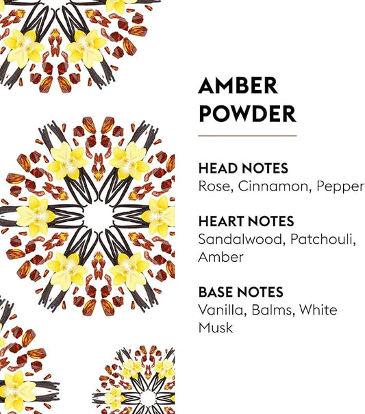 Amber Powder | Lampe Berger Fragrance Refill by Maison Berger | for Home Fragrance Oil Diffuser | Purifying and perfuming Your Home | 16.9 Fluid Ounces - 500 milliliters | Made in France