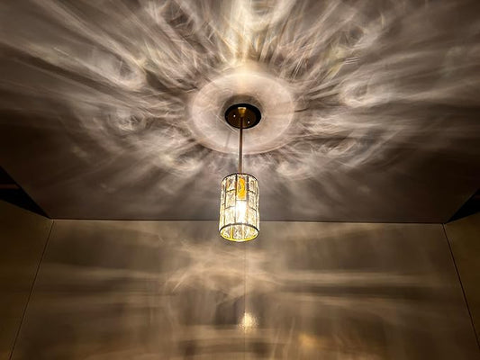 Doraimi Lighting 3 Pack 1 Light Hanging Kitchen Island 5.5" Crystal Modern Pendant Light Fixture,Brushed Nickel Finish with Crystal Shade for Bar,Dining Room,Corridor,Living Room Over Sink