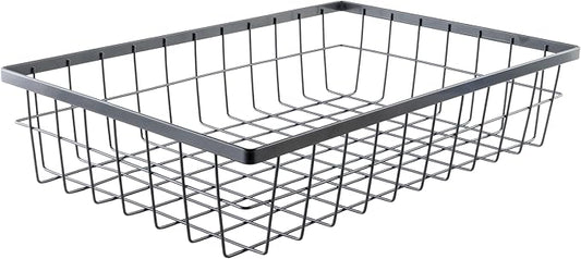 G.E.T. WB-1814-MG Urban Renewal 17.75" x 11.25" Wire Basket, 4" Tall, Metal
