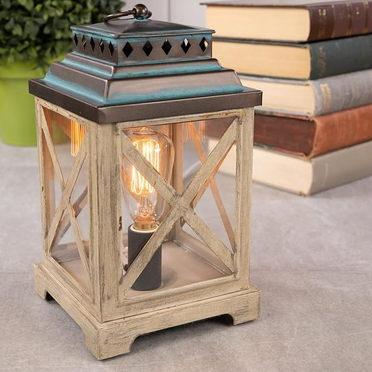 Scentsationals Wax Melt Warmer, Edison Collection Anchorage - Candle Wax Melter for Fragrance Cubes and Tarts