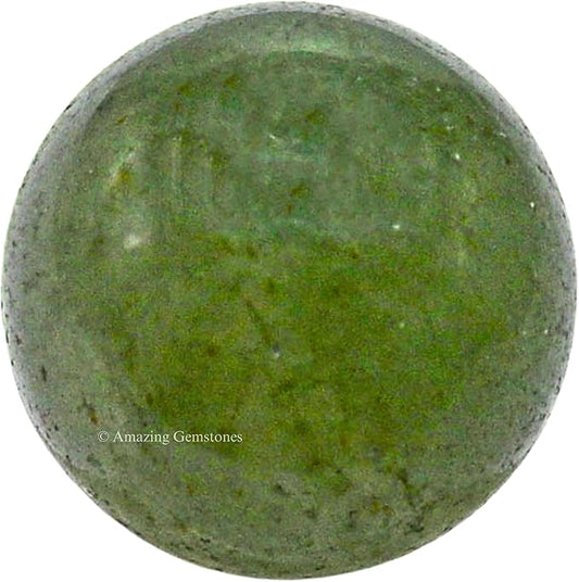 Amazing Gemstone Green Aventurine Crystal Ball - 1 Inches Crystal Sphere Meditation Balls for Witchcraft and Decorative Balls - Crystals and Healing Stones Beginners Gift (Pack of 1)