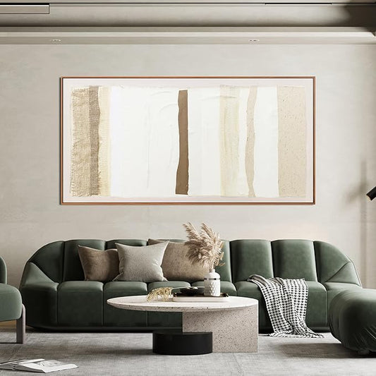 Abstract Canvas Wall Art Decor Wall Art Pictures for Living Room Large Framed Wall Art Prints Modern Boho Wall Art Decorations Canvas Art Wall Decor 29" X 58" Artwork for Walls Bedroom Office Decor
