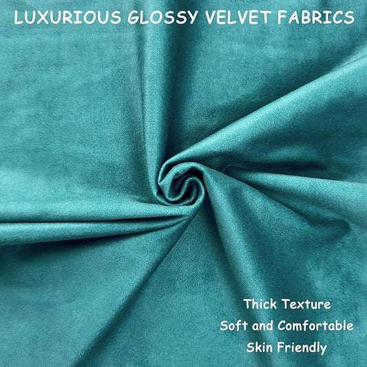 2 Pack 12x20 Pillow Cover Velvet Pillow Covers, Square Throw Pillow Covers for Living Room Decorations Throw Pillow Case, Throw Pillow Cover Cushion Cover for Sofa Bedroom Car, Teal Velvet