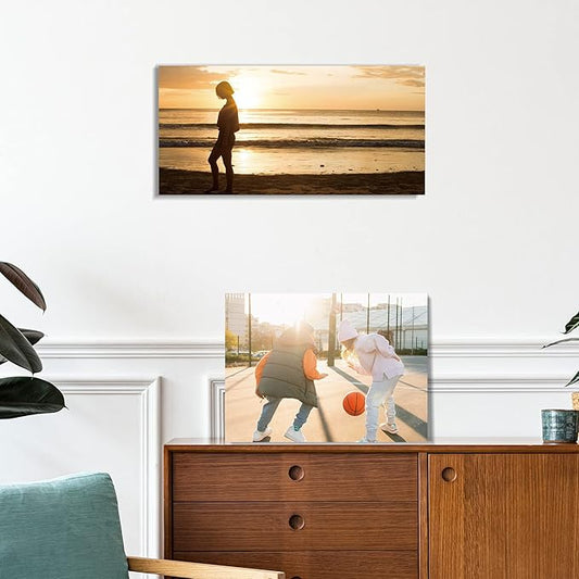 12" x24" Personalized Photo to Canvas Print Wall Art - Custom Your Picture on Wall Art
