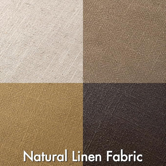 MIULEE Neutral Gold/Brown Linen Pillow Covers Pack of 4 Decorative Natural Throw Pillow Covers Soft Accent Boho Farmhouse Couch Pillowcases Modern Spring Decor for Living Room Bed Sofa 18x18 Inch