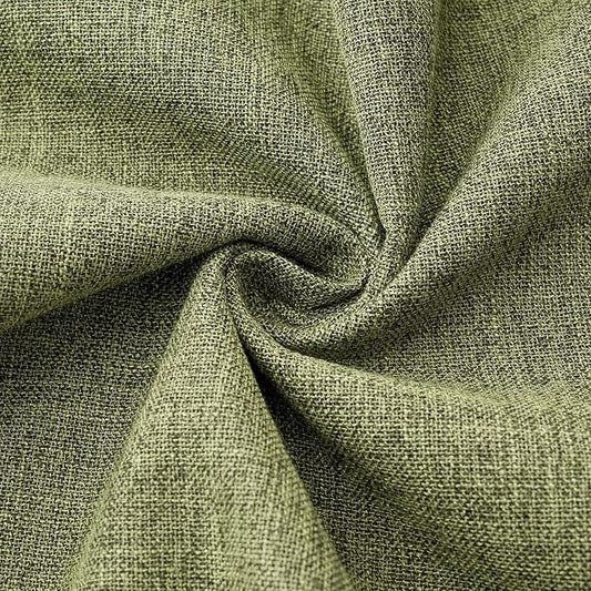 MIULEE Pack of 2 Decorative Linen Burlap Textured Pillow Covers Farmhouse Boho Accent Pillowcases Spring Home Decor for Couch Sofa Bedroom Living Room 20x20 Inch Light Olive Green