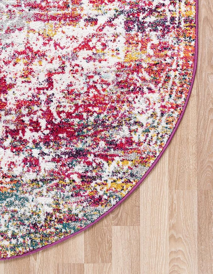 Rugs.com Arlington Collection Rug – 3' x 5' Oval Multi Medium-Pile Rug Perfect for Living Rooms, Large Dining Rooms, Open Floorplans