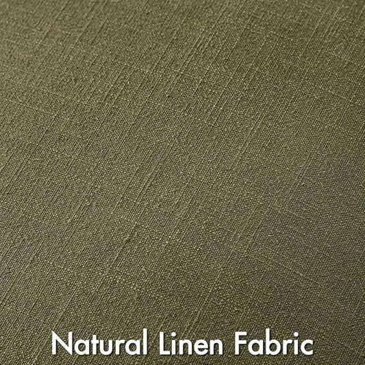 MIULEE Olive Green Linen Pillow Covers Pack of 4 Decorative Natural Solid Throw Pillow Covers Soft Accent Boho Farmhouse Couch Pillowcases Modern Spring Decors for Living Room Bed Sofa 18x18 Inch