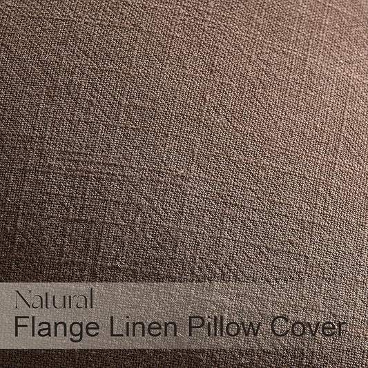 Brown Pillow Covers Pack of 4 Decorative Solid Fall Linen Throw Pillow Covers Soft Accent Boho Farmhouse Couch Pillowcases Modern Home Decor for Living Room Bed Sofa 18x18 Inch