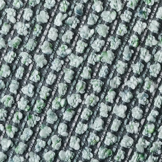 Striped Euro Sham Pillow Covers 26x26 Set of 2 Green Textured Boucle Chic Morden Boho Accent Farmhouse Square Decorative Couch Throw Pillow Covers for Home Decor Bed Sofa Living Room