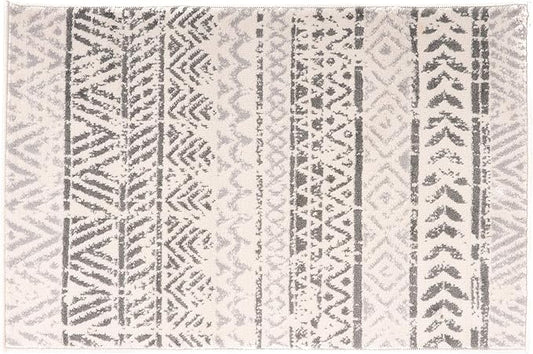 Rugshop Geometric Boho Perfect for high Traffic Areas of Your Living Room,Bedroom,Home Office,Kitchen Area Rug 2' x 3' Gray