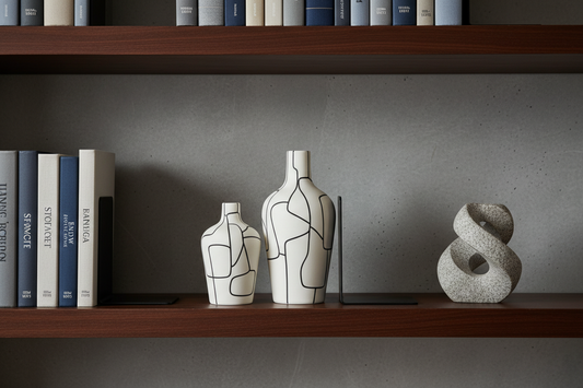 How to Use Minimalist Bookends for a Professional Home Library