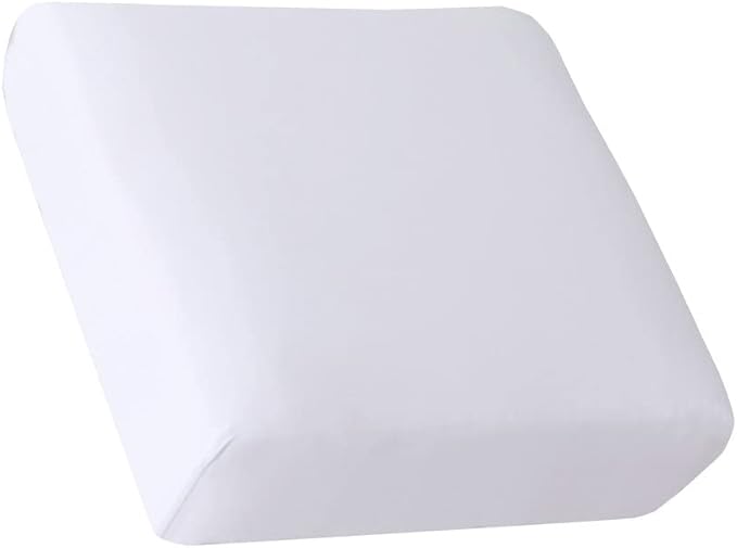 HOOBUY Waterproof Couch Cushion Cover 1pc Stretch Sofa Slipcovers Furniture Protector with Elastic Suitable for Armchair, Loveseat,3&4 Seater Sofa (1, White)