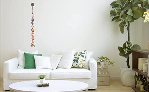 Handmade Hanging Ornaments 7 Chakra Raw Stones Home Decoration Feng Shui Ornament
