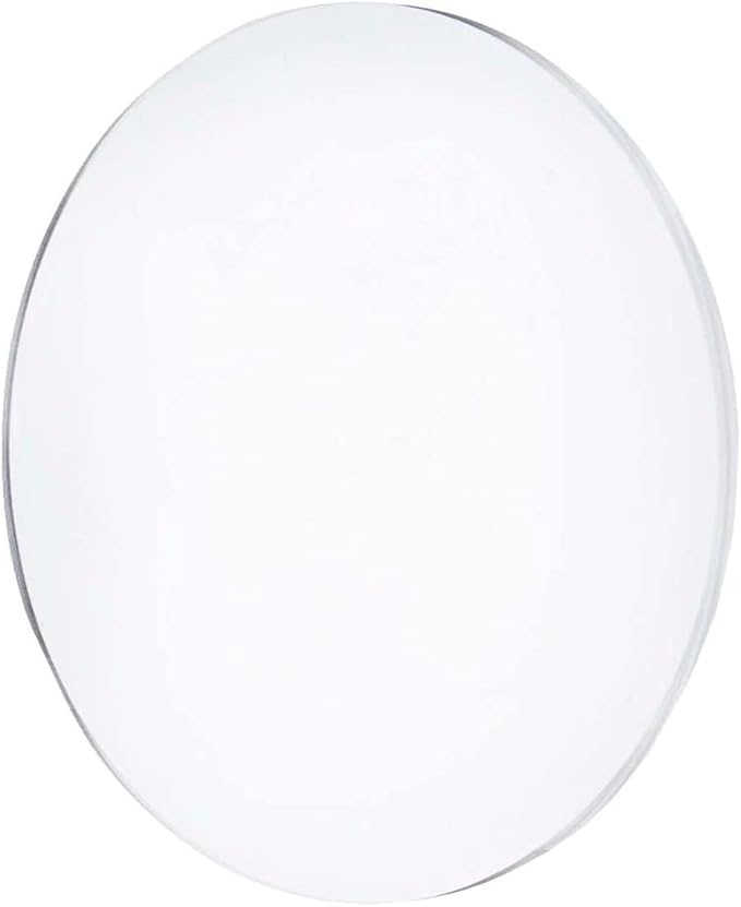 Marketing Holders Clear Acrylic Round 14" DIY Blank 1/8" Thick See Through Tile for Window Glass Replacement in RVs Motorhomes and Boats