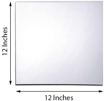 Efavormart 16 PCS - 12" Square Glass Mirror Table Centerpiece, Hanging Wall Decor