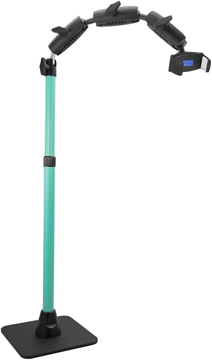 ARKON Mounts Remarkable Creator Pro Mount with Teal Extension Pole | for Content Creators & Hobbyists | 360 Adjustable Angle | Heavy-Duty Base | Fits iPhone, Samsung, Google, & More