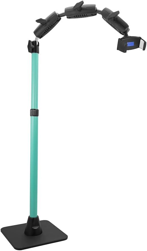 ARKON Mounts Remarkable Creator Pro Mount with Teal Extension Pole | for Content Creators & Hobbyists | 360 Adjustable Angle | Heavy-Duty Base | Fits iPhone, Samsung, Google, & More