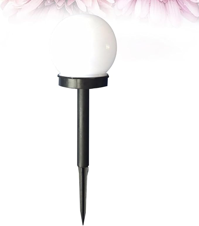 4Pcs Solar Lawn Lights Outdoor – Bubble Shaped Garden LED Pathway Sphere Lights with Warm Glow, Weatherproof Solar Powered Landscape Lighting for Yard and Patio