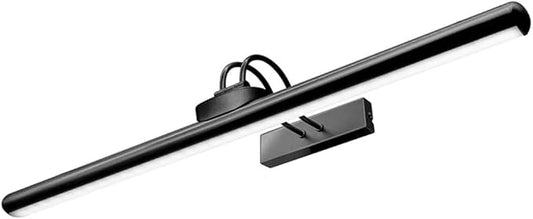 26" Wireless Picture Lights, Rechargeable Battery Art Display Light with Remote Control, Dimmable/Timer Off Dartboard Light, 3 Lighting Modes Full Metal Painting Display Lights(Black-1 Pack)