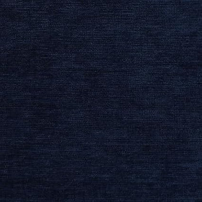 Dark Blue Chenille Decorative Couch Throw Pillow Covers, Soft Cushion Cases for Home Livingroom Sofa Décor, Pack of 2, 20 x 20 Inches