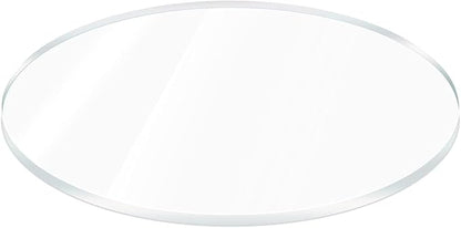 Marketing Holders Clear Acrylic Round 14" DIY Blank 1/8" Thick See Through Tile for Window Glass Replacement in RVs Motorhomes and Boats