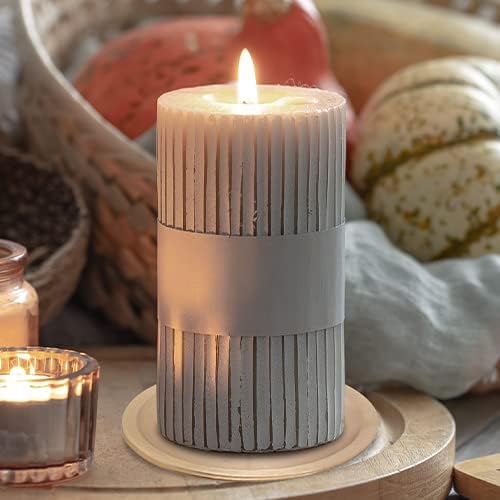 Brass Candle Coaster with Thorn 3.14 Inch Diameter, Matte Gold Handmade Round Candle Holder Plate, Decorative Candle Base