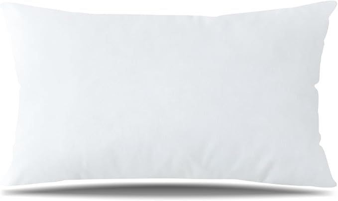 Artscope Luxury Velvet Pillow Covers Decorative Rectangle Pillowcases Soft Solid Cushion Cases for Couch Sofa Bedroom Car Decor 16x24 Inch White