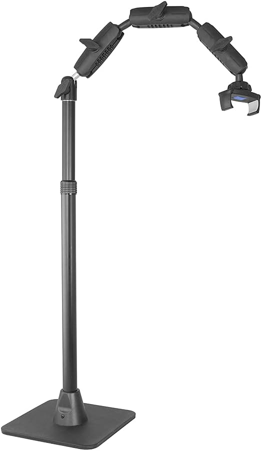 ARKON Mounts - Overhead Phone Mount - Versatile Solution for Artists, and Nail Art - Sturdy and Stable Design with 360-Degree Adjustability - Ideal for Video Recording, Vlogging, Cooking, and Drawing