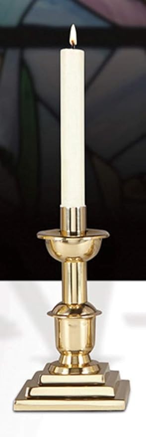 Classic Altar Candlestick Holders 7 1/2 Inch, Pack of 2