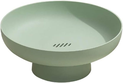 Fruit bowl Fruit Basket for Kitchen Countertop Kitchen Storage Baskets Stand Organization, Decor Centerpiece Counter or Dining Room Tables (green)
