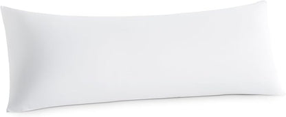 Oubonun 14 x 36 Throw Pillow Inserts - Soft, Plush & Decorative Down Alternative Pillows for Couch Sofa Bed, Machine Washable - White, Pack of 4