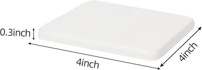 6 Pieces Water Absorbent Diatomite Coasters, Diatomaceous Earth Kitchen Soap Dish Bathroom Trays Water Absorbing Stone Tray for Sink Used for Hand Soaps Drinks Bottles
