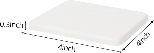 6 Pieces Water Absorbent Diatomite Coasters, Diatomaceous Earth Kitchen Soap Dish Bathroom Trays Water Absorbing Stone Tray for Sink Used for Hand Soaps Drinks Bottles